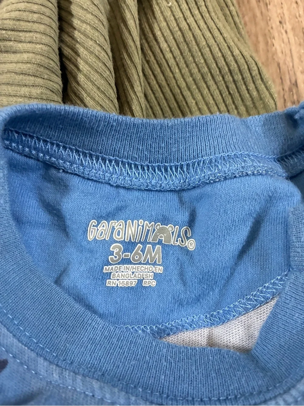 Old Navy & Garanimals Baby Boy Romper Bundle 3-6M Alligator Ribbed Henley #1346